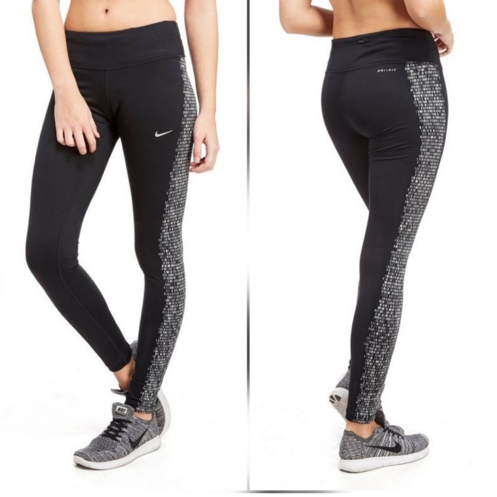 Nike Power Flash Reflective Black Leggings